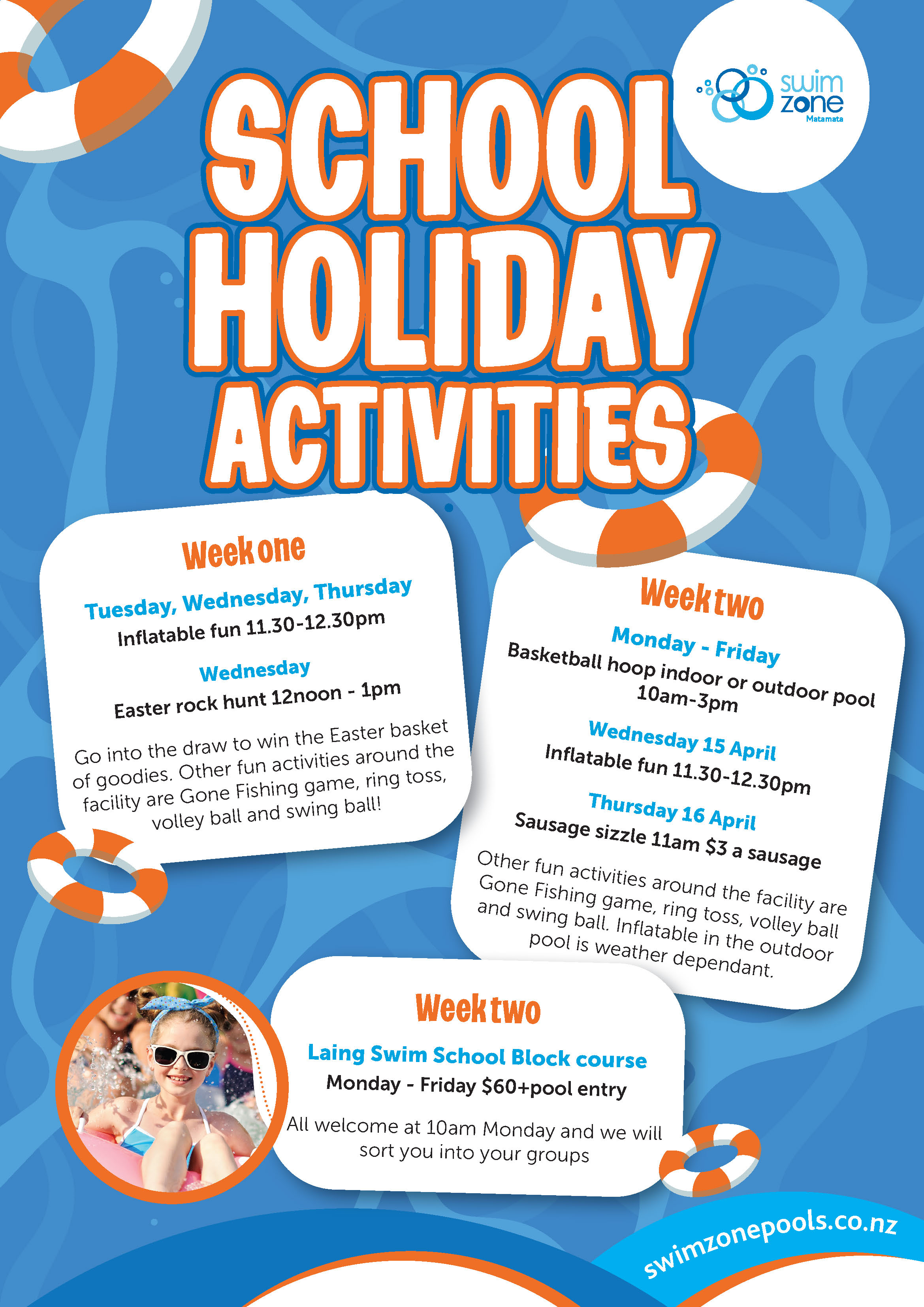 School Holidays Activities 2026 A3