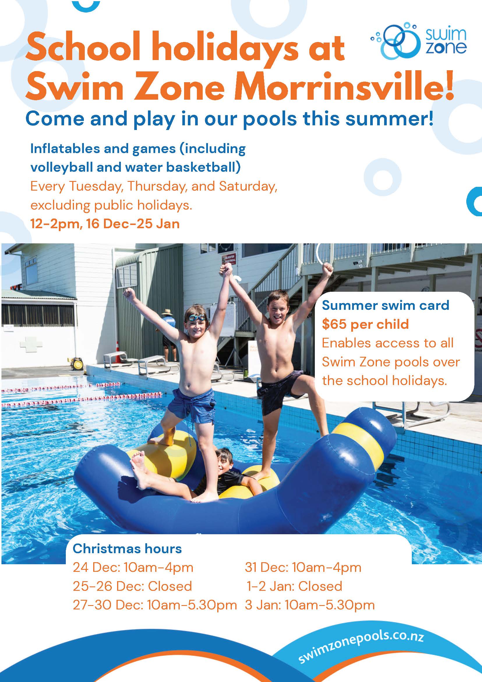 SZMV school holidays 25 26